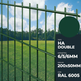 Painel Plastificado H Double - Verde RAL6005