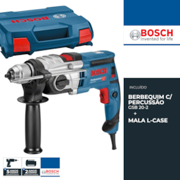 Berbequim c/ Percussão Bosch Profissional GSB 20-2 (060117B400)