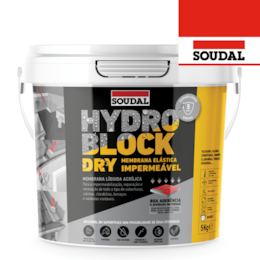 Membrana Líquida Impermeabilizante HydroBlock Dry Soudal - 5KG