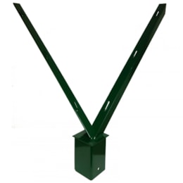 Viseira Dupla p/ Poste 60x60MM