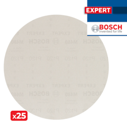 25x Lixa Bosch Expert M480 p/ Lixadeira Ø225MM