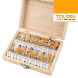 Jogo Fresas Tolsen 8MM - 15PCS 