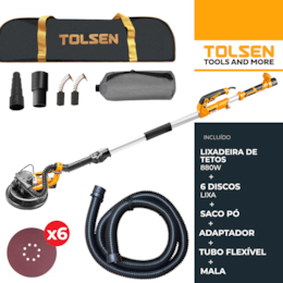 Lixadeira Tetos Tolsen 880W 