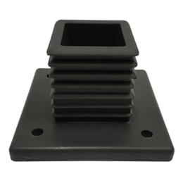 Base Plástico p/ Poste 60x60MM - Cinza 7016
