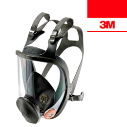 Máscara de Proteção 3M Completa Reutilizável 6800 s/ Filtro