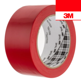 Fita Vinil 3M Vermelha 50MMx33MT