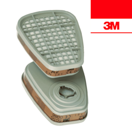 Filtro Gás e Vapores Orgânicos 3M 6055 A2 - PAR