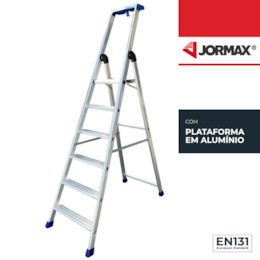 Escadote Alumínio Jormax Pro'Master Pro Profissional