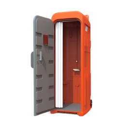 Cabine de Duche Portátil em Plástico + Lavatório
