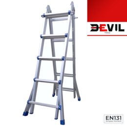 Escada Articulada Telescópica Devil'Tools