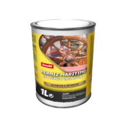 Verniz Marítimo Sintético Brilhante p/ Madeira - 1LT
